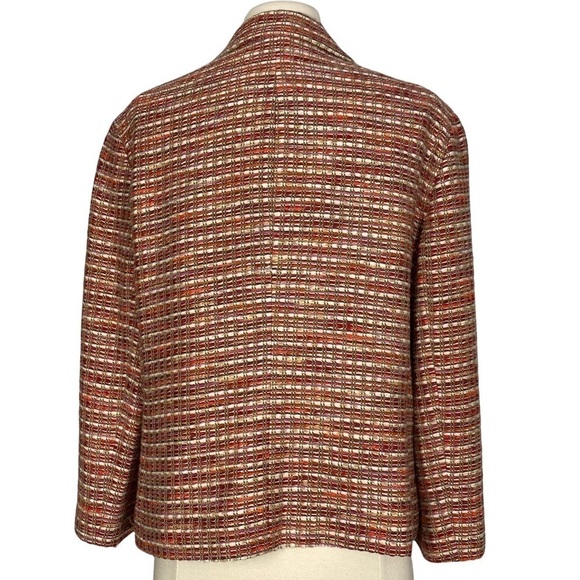 LAFAYETTE 148 Red Tweed Classic Blazer - Picture 3 of 5